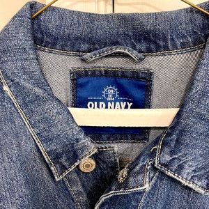 Oh, navy jean jacket